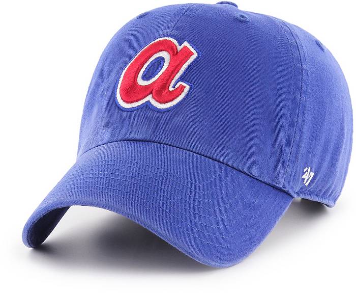 47 BRAND Atlanta Braves '47 Clean Up Ballpark Strapback Hat