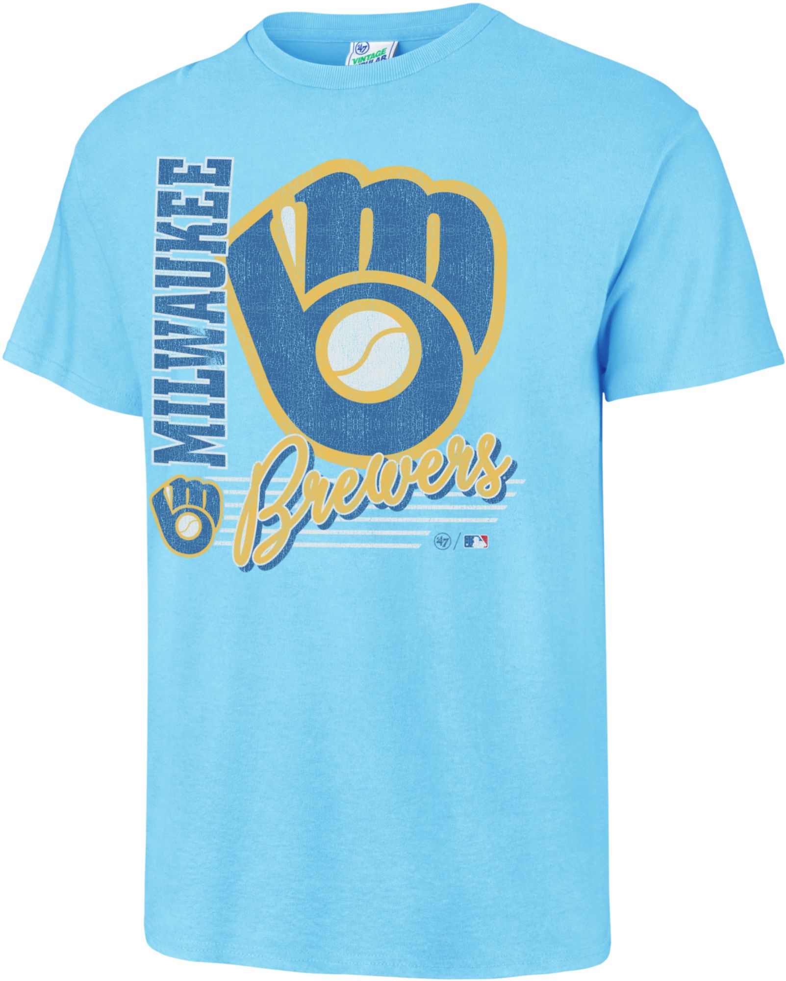 milwaukee brewers retro t shirt