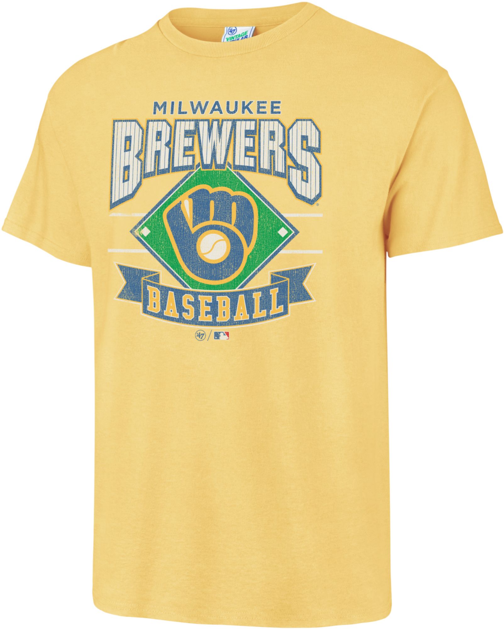 milwaukee brewers retro t shirt