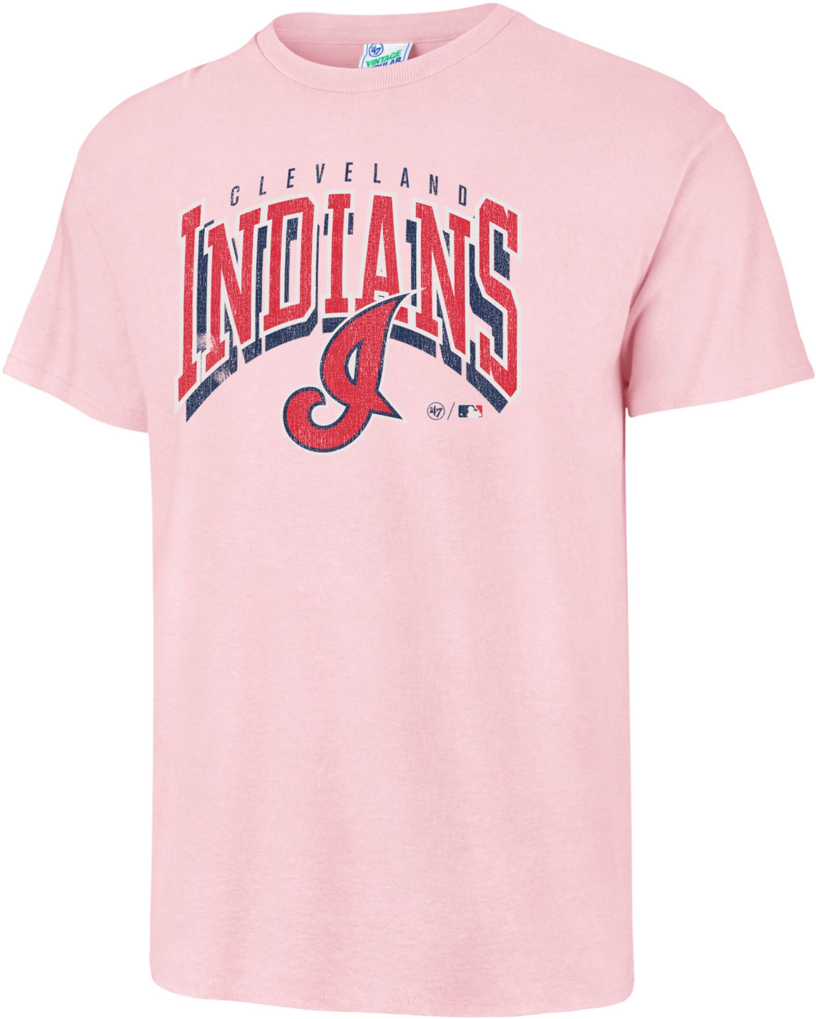 pink cleveland indians shirt