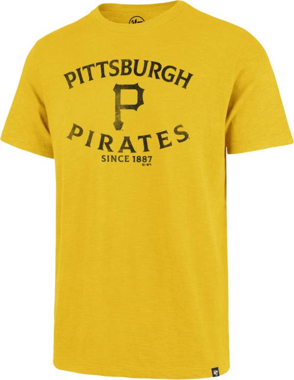 ‘47 Men's Pittsburgh Pirates Gold Scrum T-Shirt