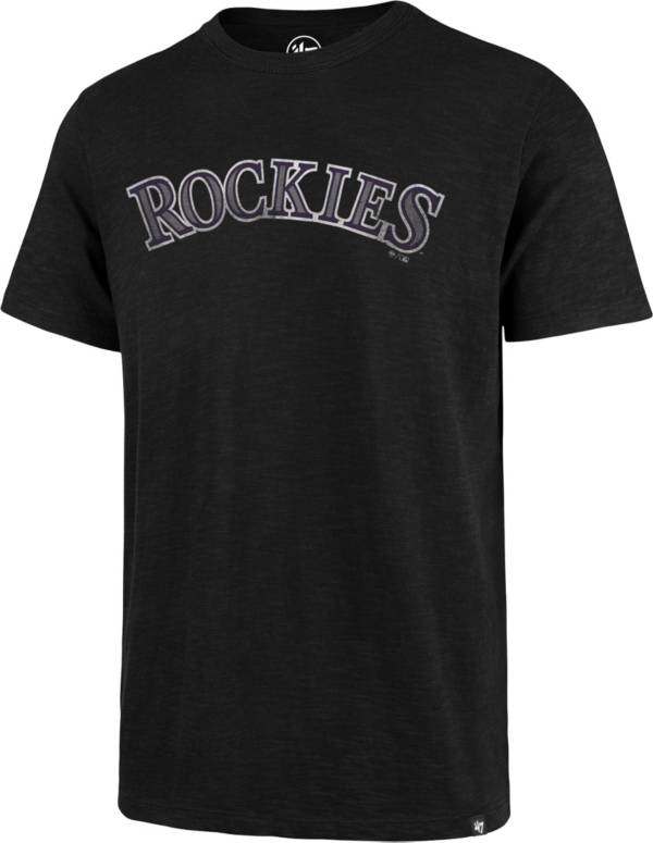 ‘47 Men's Colorado Rockies Black Scrum T-Shirt