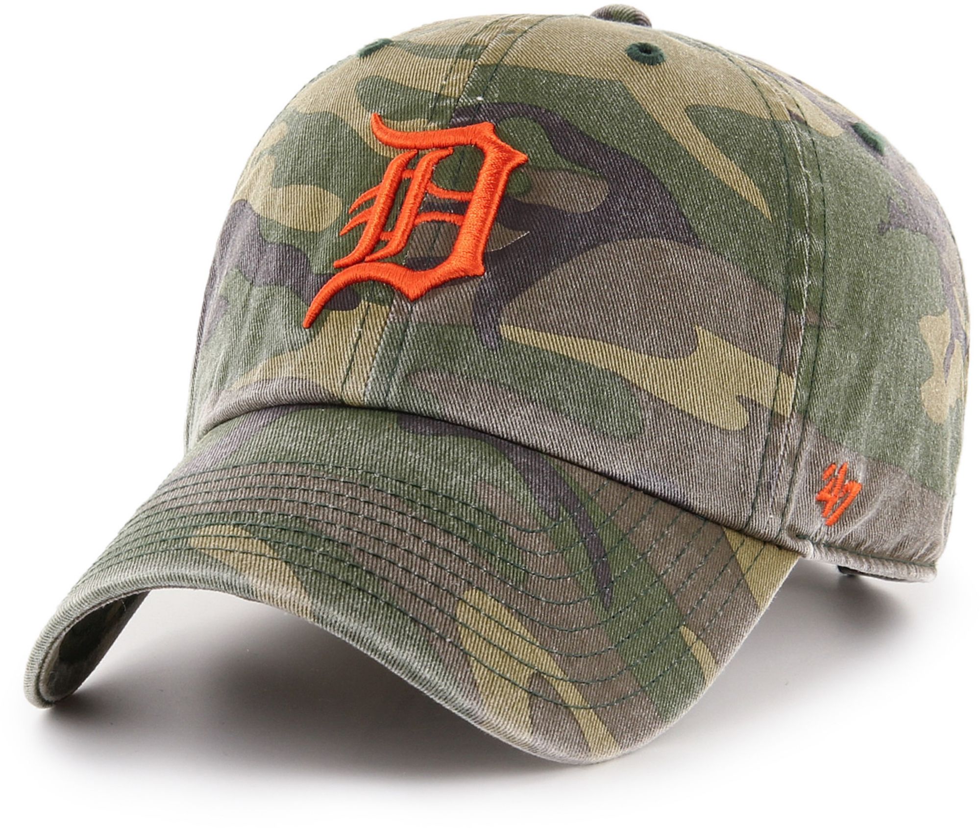 detroit tigers camo fitted hat
