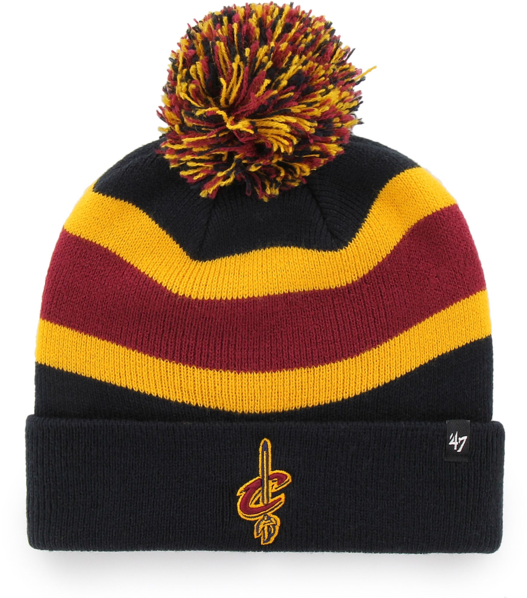 cleveland cavaliers knit pom hat