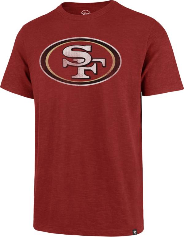 47 Men's San Francisco 49ers Scrum Logo Red T-Shirt | Dick's Sporting Goods