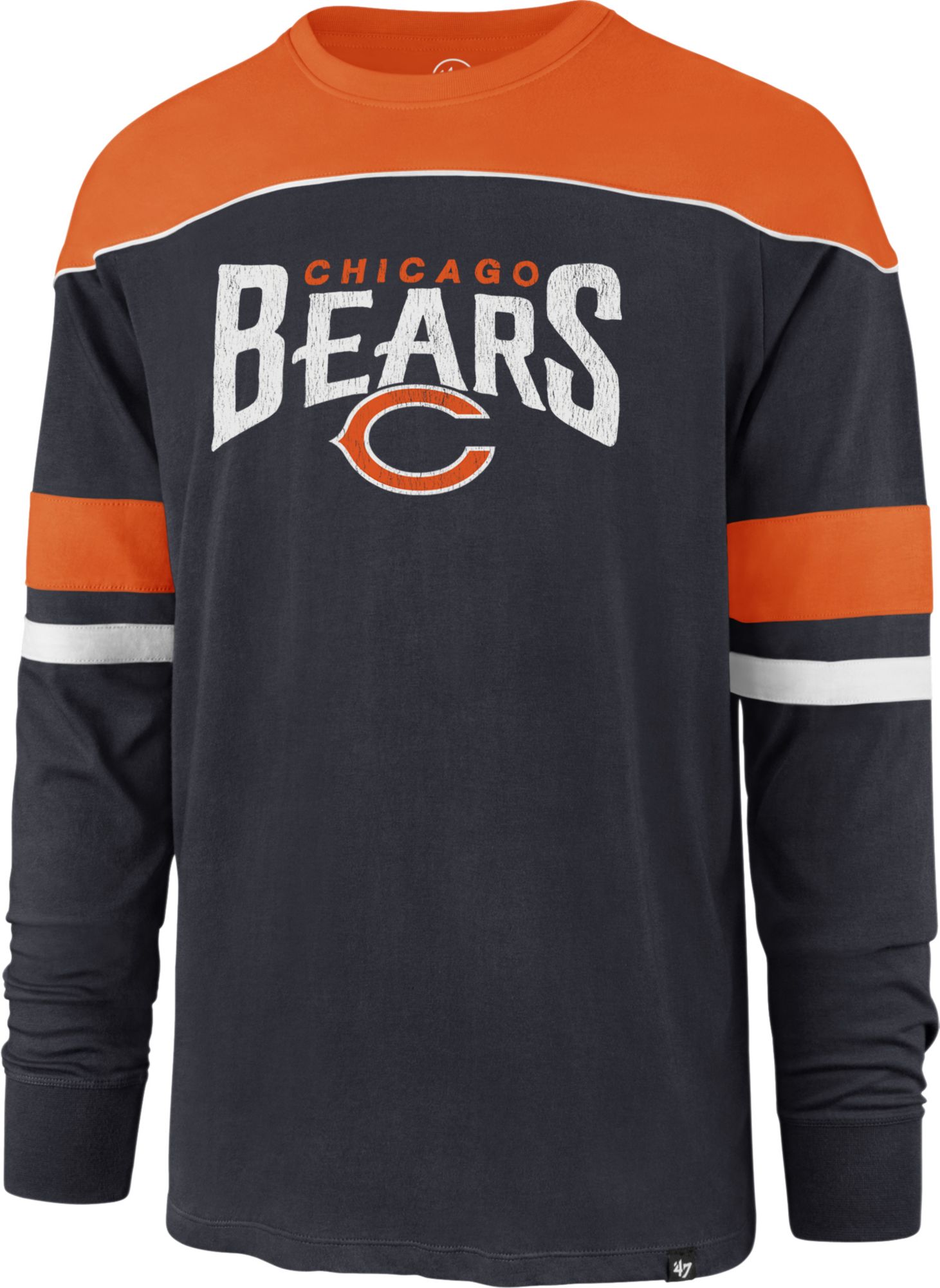 chicago bears men's long sleeve shirts