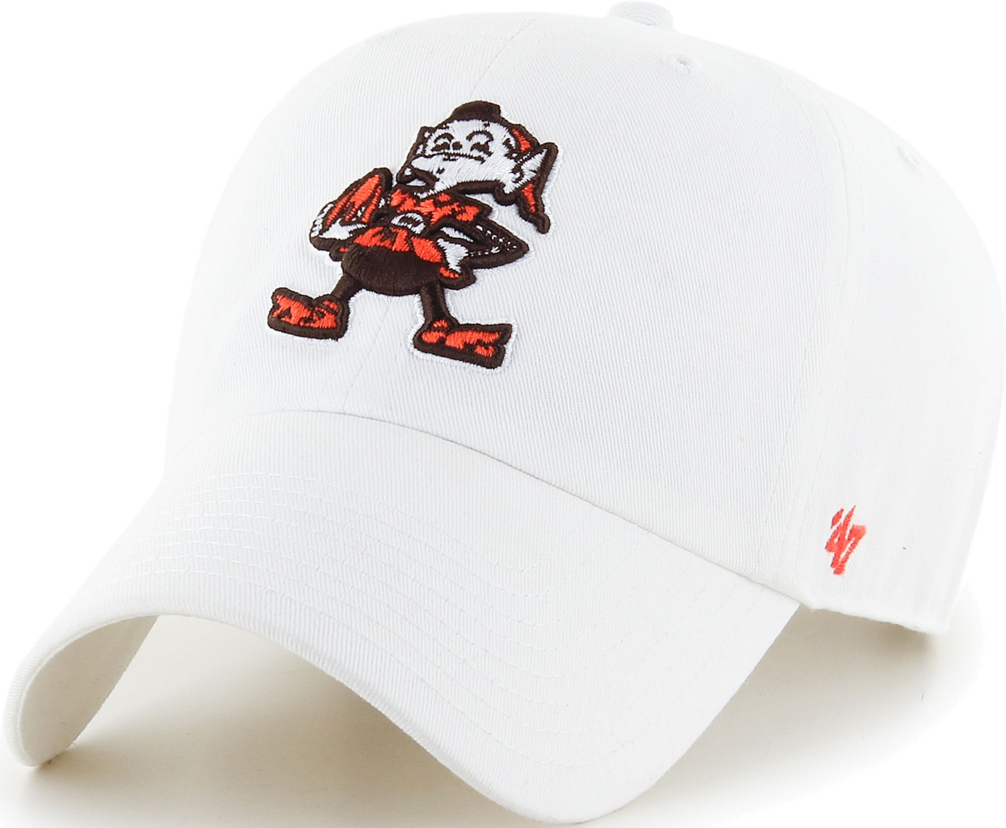 white browns hat