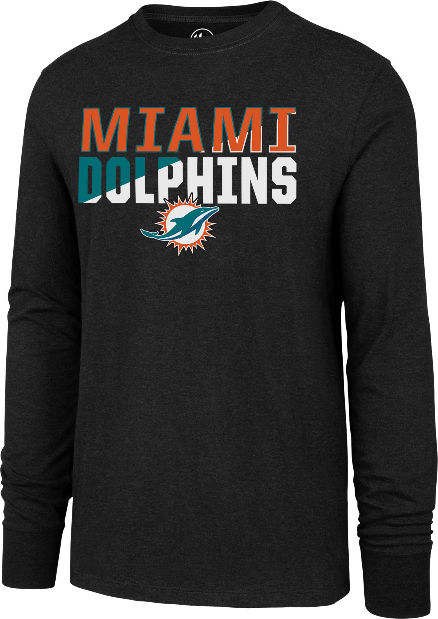 black miami dolphins shirt