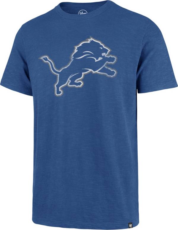 47 Brand / Men's Detroit Lions Blue Rooted Long Sleeve T-Shirt