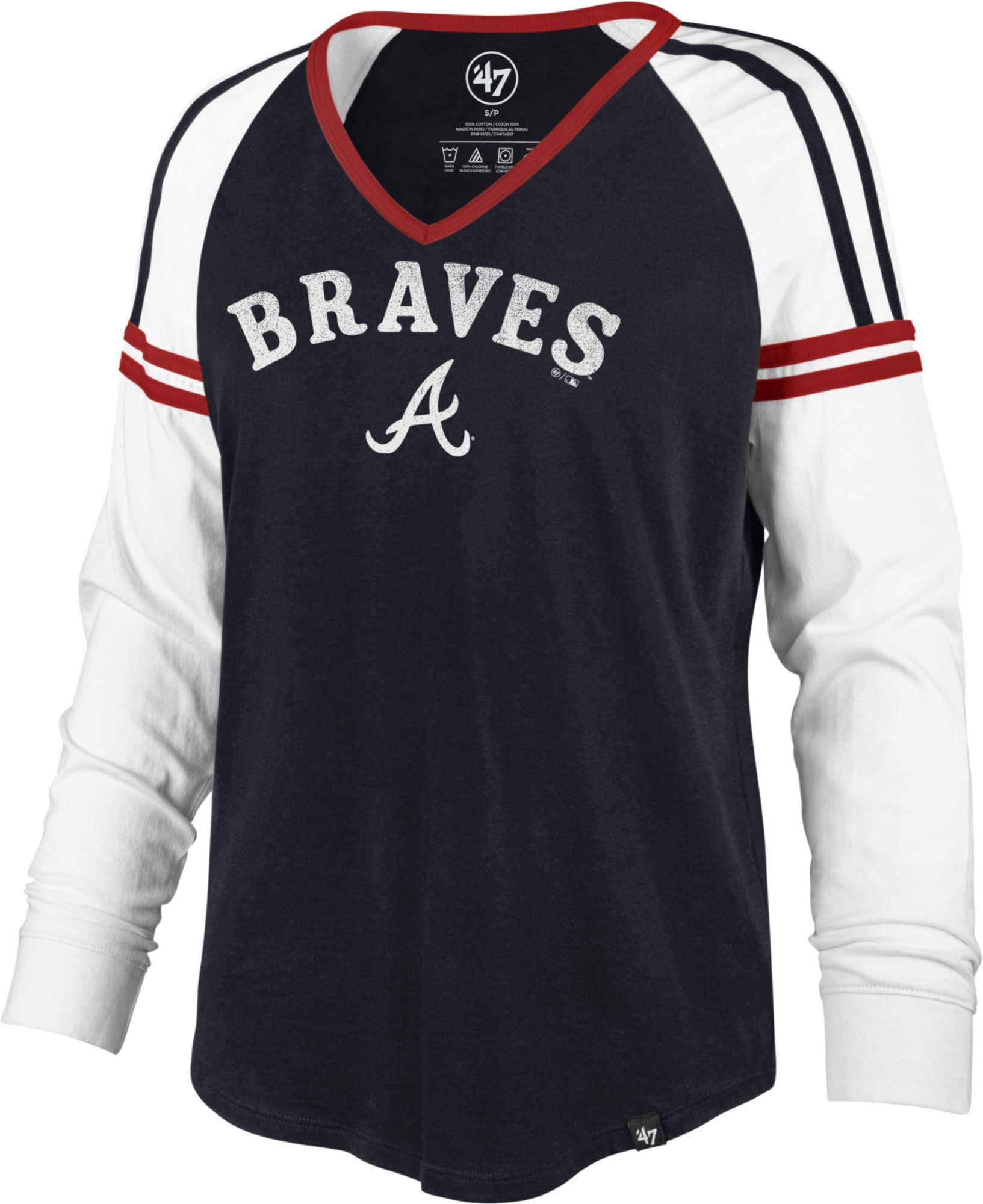 Tyler Matzek Atlanta Braves Men's Navy Backer Long Sleeve T-Shirt 