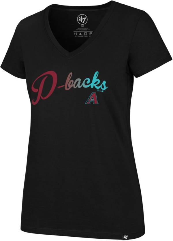 '47 Women's Arizona Diamondbacks Ultra Rival V-Neck T-Shirt