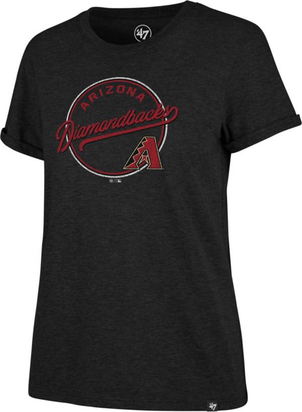 ‘47 Women's Arizona Diamondbacks Black Match Hero T-Shirt