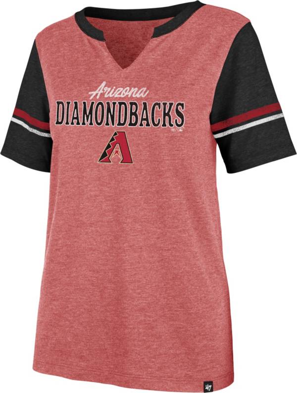 ‘47 Women's Arizona Diamondbacks Red Match Hero T-Shirt