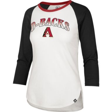 sorry, ‘47 Women's Arizona Diamondbacks Teal Splitter Raglan Three-Quarter Sleeve T-Shirt is currently out of stock