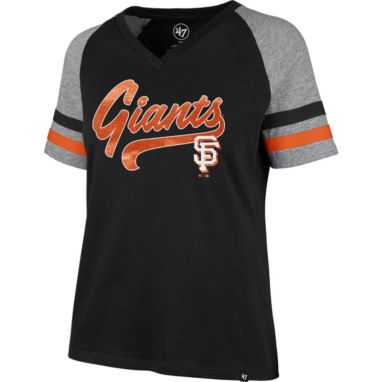 sorry, ‘47 Women's San Francisco Giants Black Pavilion V-Neck T-Shirt is currently out of stock