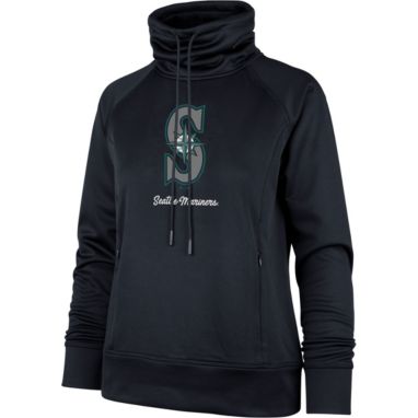 sorry, ‘47 Women's Seattle Mariners Navy Tech Fleece Funnel Neck Pullover is currently out of stock