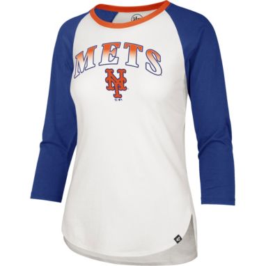 sorry, ‘47 Women's New York Mets Blue Splitter Raglan Three-Quarter Sleeve T-Shirt is currently out of stock