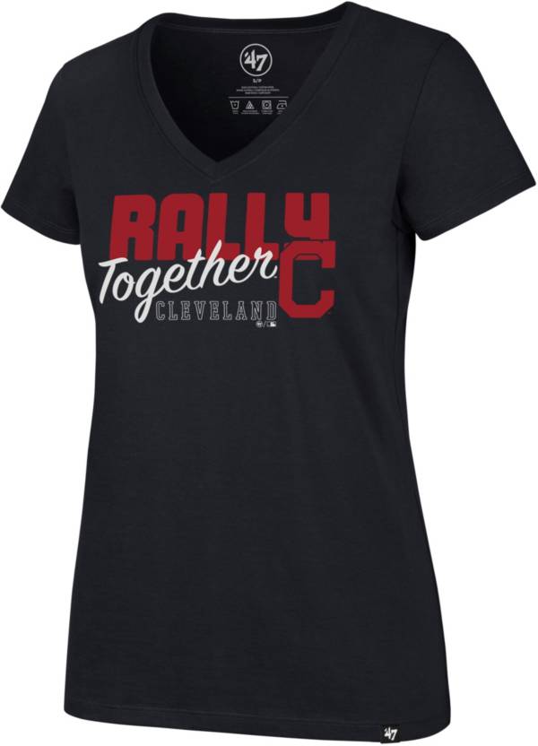 '47 Women's Cleveland Indians Ultra Rival V-Neck T-Shirt