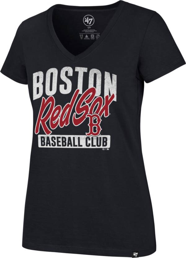 ‘47 Women's Boston Red Sox Navy Ultra Rival V-Neck T-Shirt