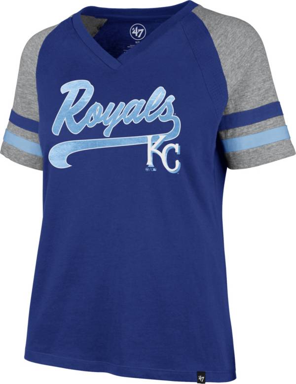 ‘47 Women's Kansas City Royals Royal Pavilion V-Neck T-Shirt