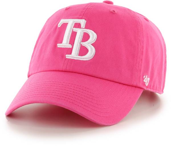 '47 Women's Tampa Bay Rays Pink Clean Up Adjustable Hat