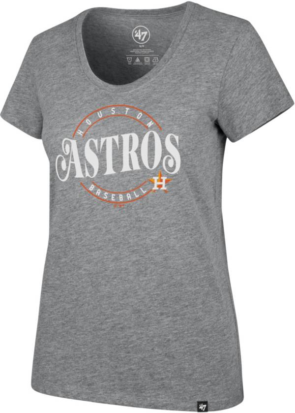 '47 Women's Houston Astros Ultra Rival V-Neck T-Shirt