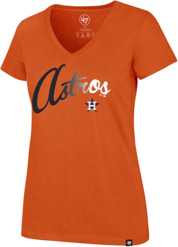 '47 Women's Houston Astros Ultra Rival V-Neck T-Shirt