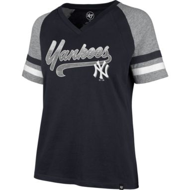 sorry, ‘47 Women's New York Yankees Navy Pavilion V-Neck T-Shirt is currently out of stock