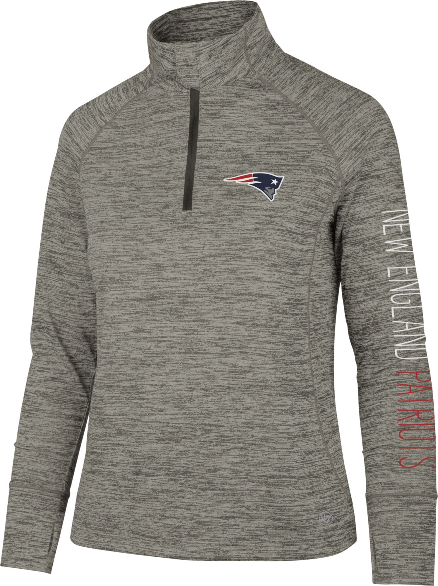 patriots quarter zip sweatshirt