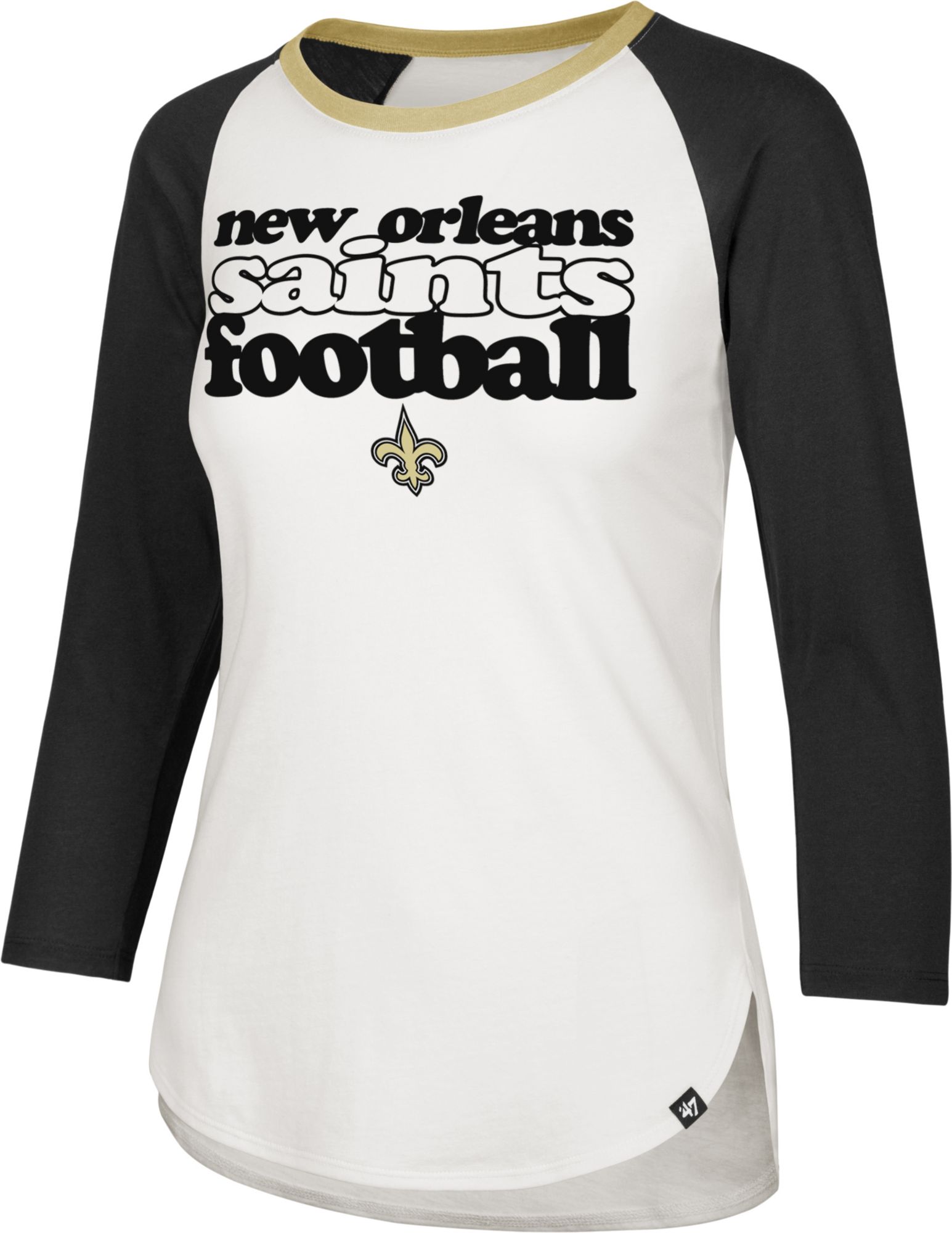 retro new orleans saints t shirt