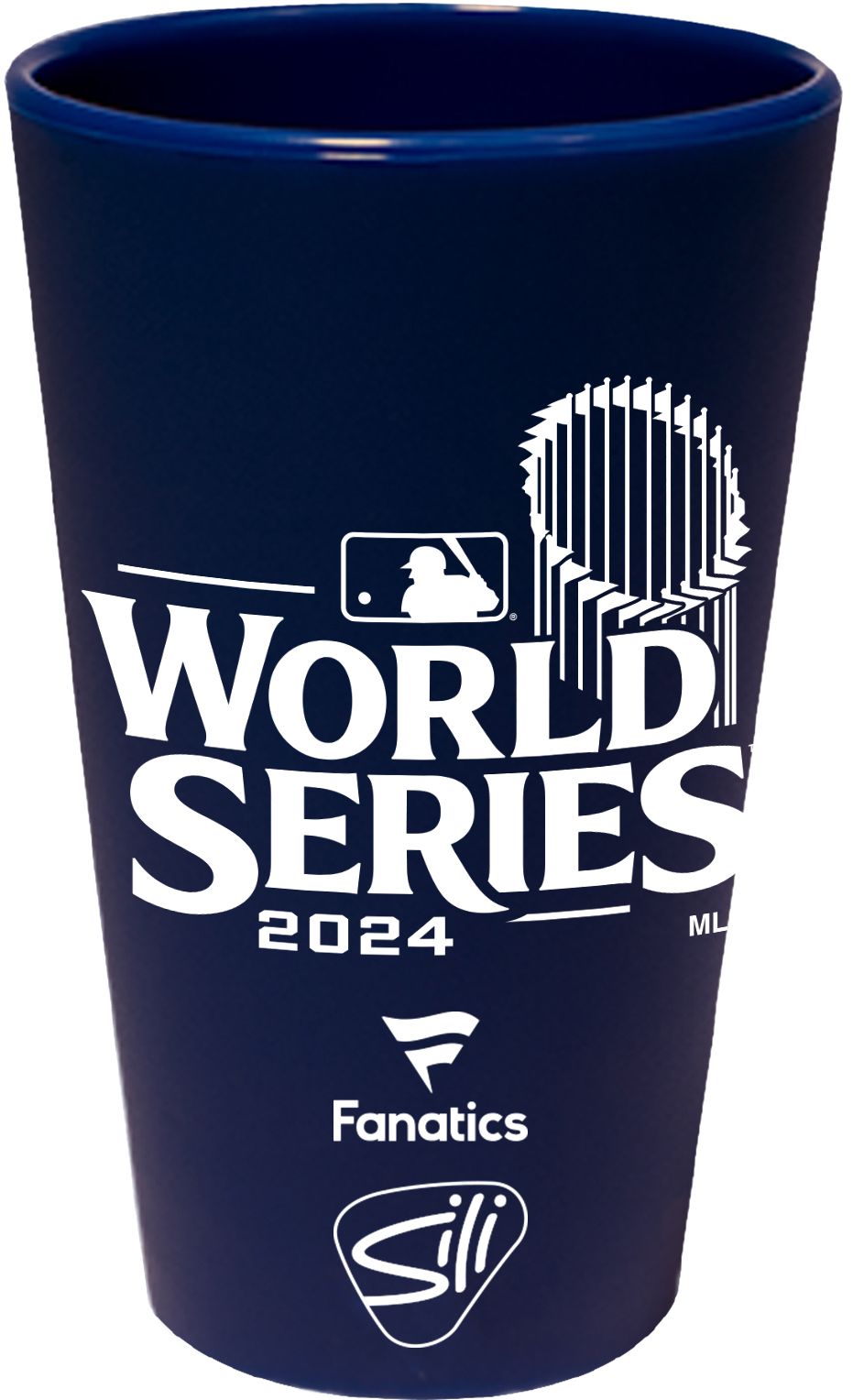 WinCraft 2024 World Series Bound New York Yankees Silicone Pint Glass