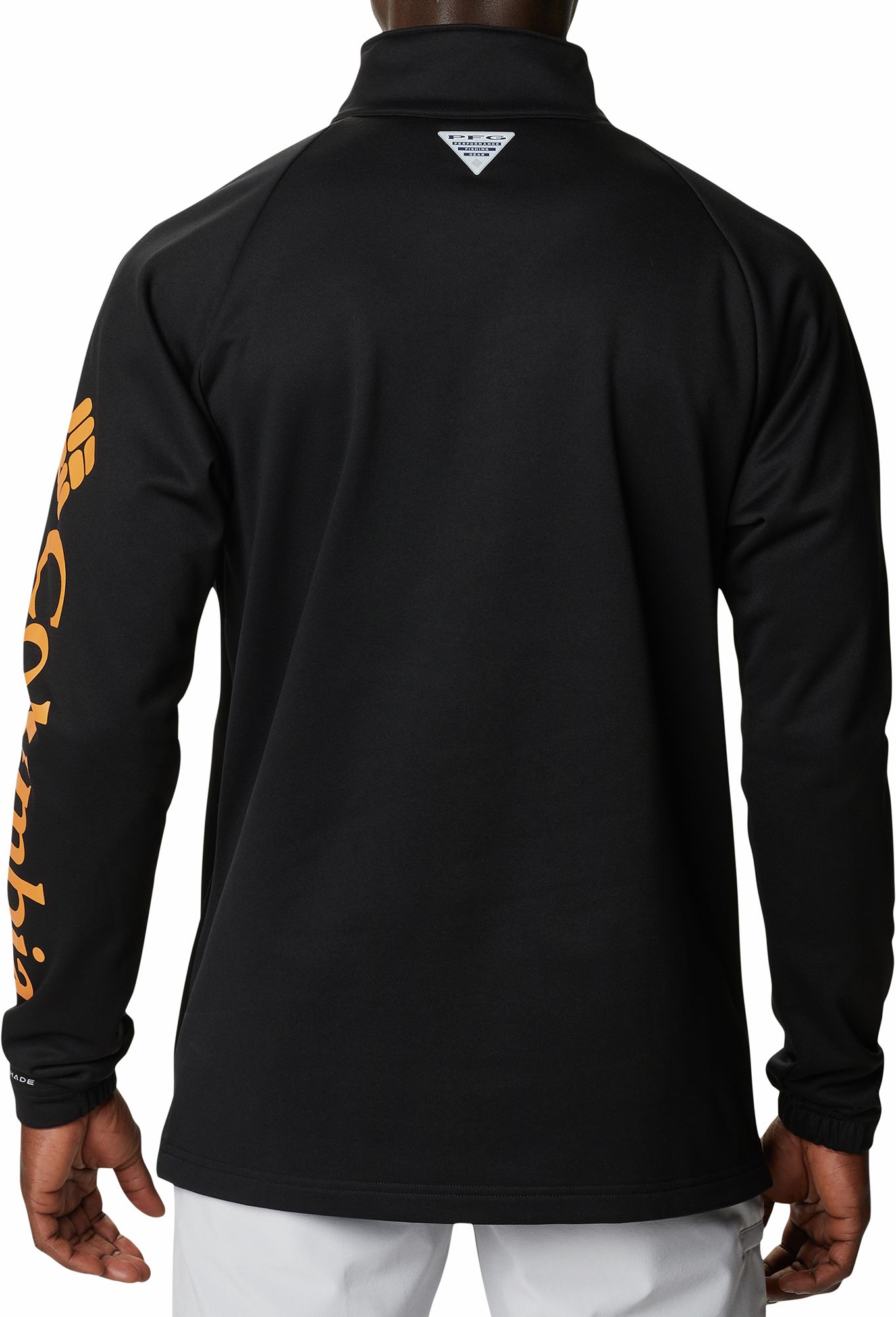 Columbia Men's Virginia Tech Hokies Black CLG Terminal Tackle&trade; Fleece 1/4 Zip product image