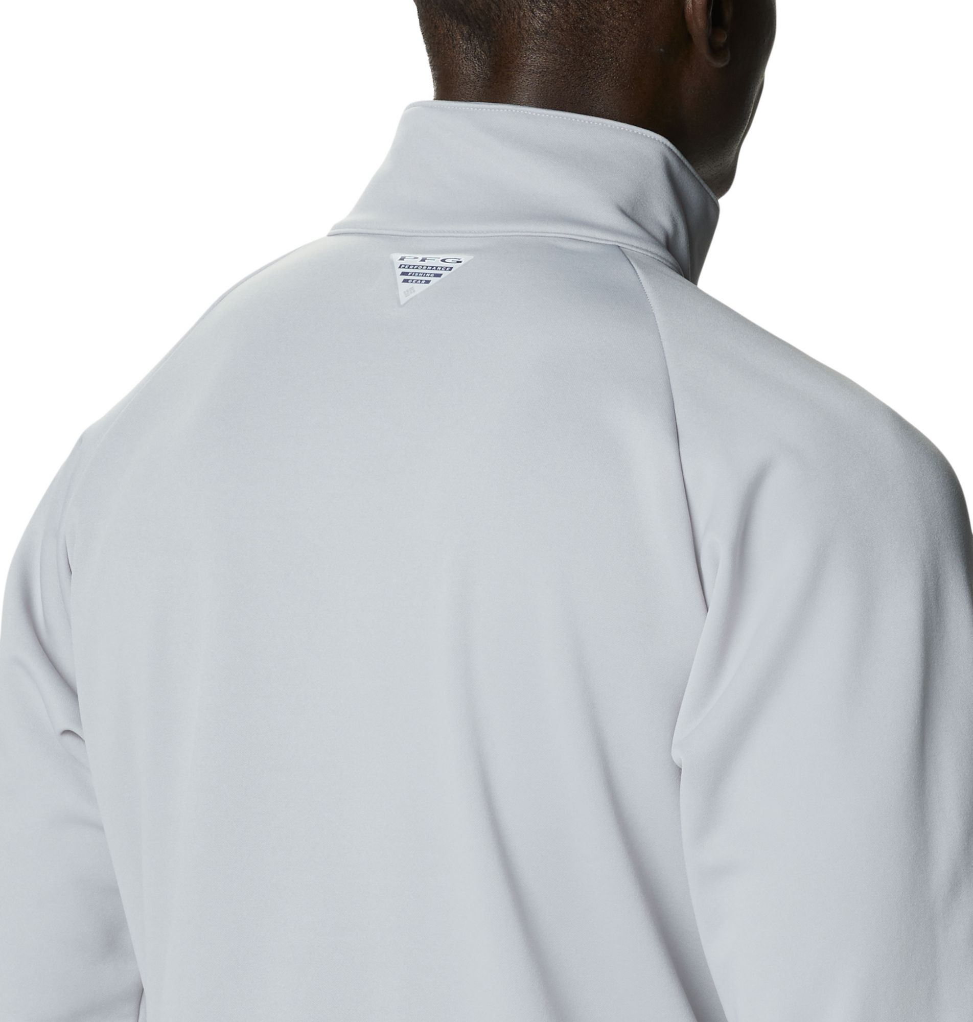 Columbia Men's Texas A&M Aggies Grey PFG Terminal Tackle Quarter-Zip Pullover Shirt product image