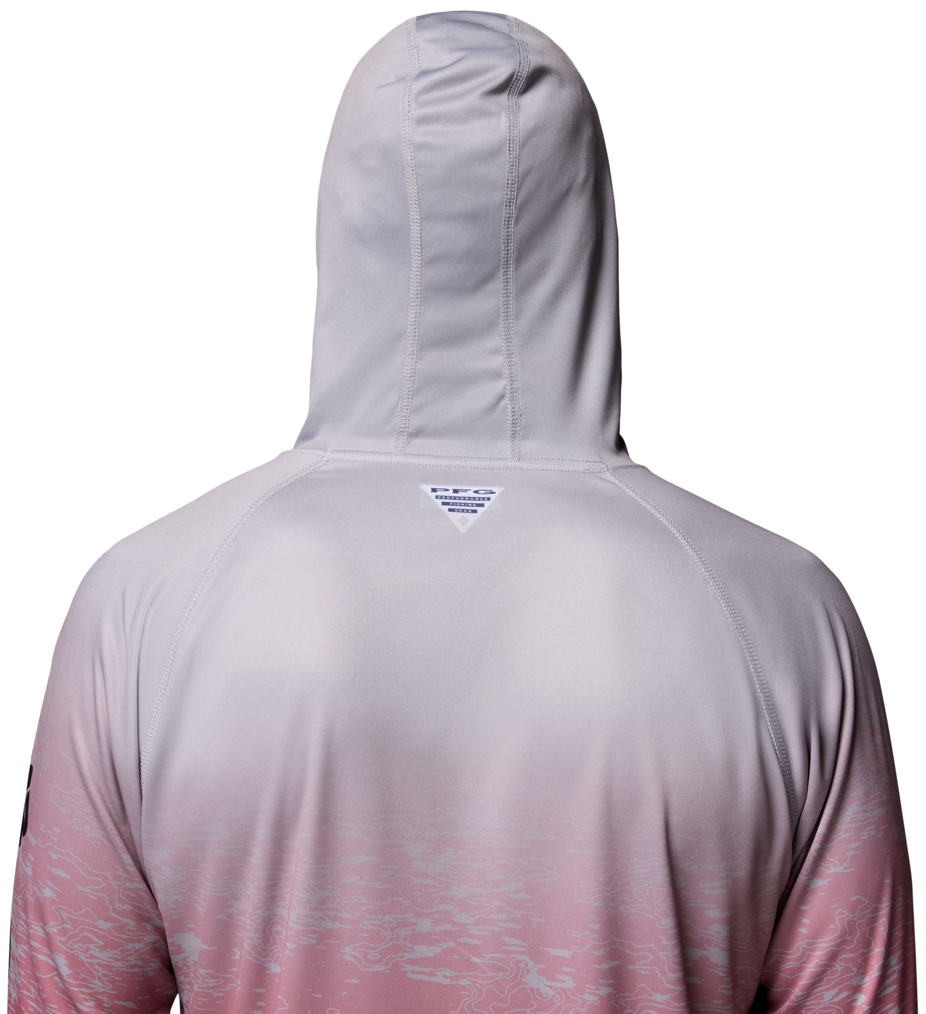 Columbia Men's Ohio State Buckeyes Grey Super Terminal Tackle Ombre Pullover Hoodie product image