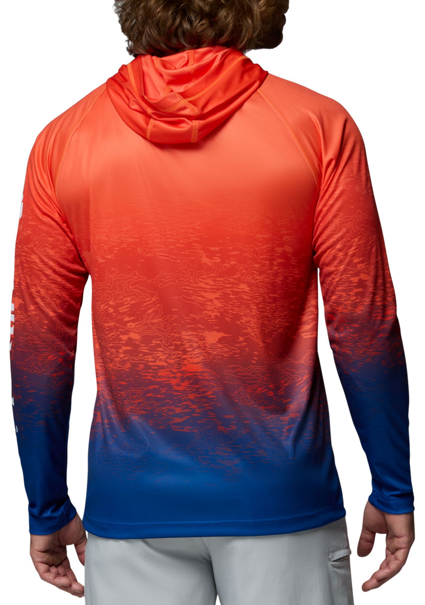 Columbia Men's Florida Gators Azul Super Terminal Tackle Ombre Pullover Hoodie product image