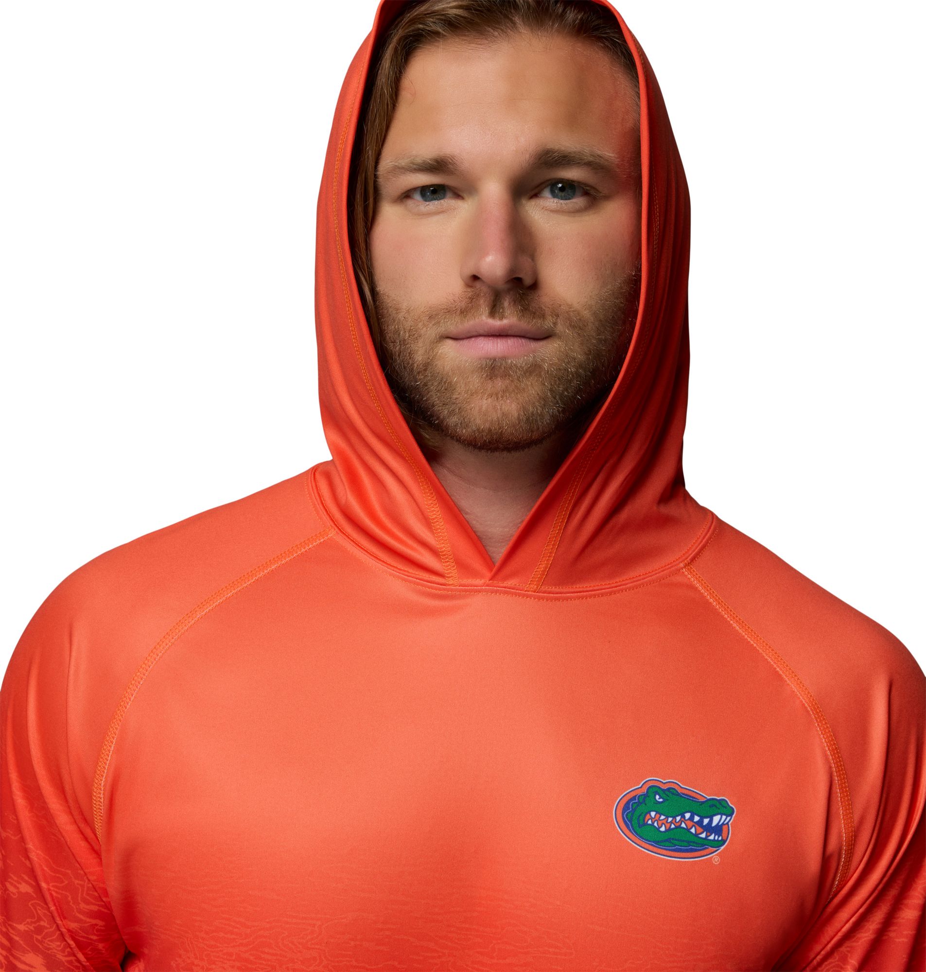 Columbia Men's Florida Gators Azul Super Terminal Tackle Ombre Pullover Hoodie product image