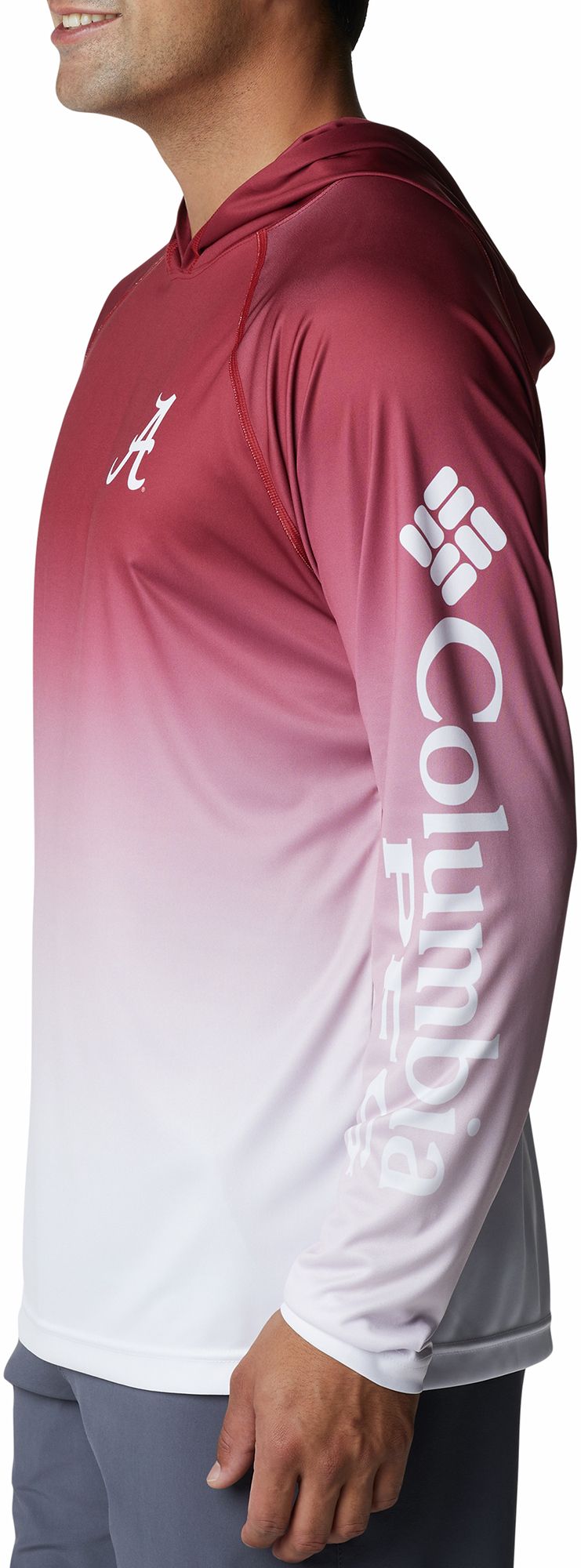 Columbia Men's Alabama Crimson Tide Crimson CLG Super Terminal Tackle&trade; Hoodie product image