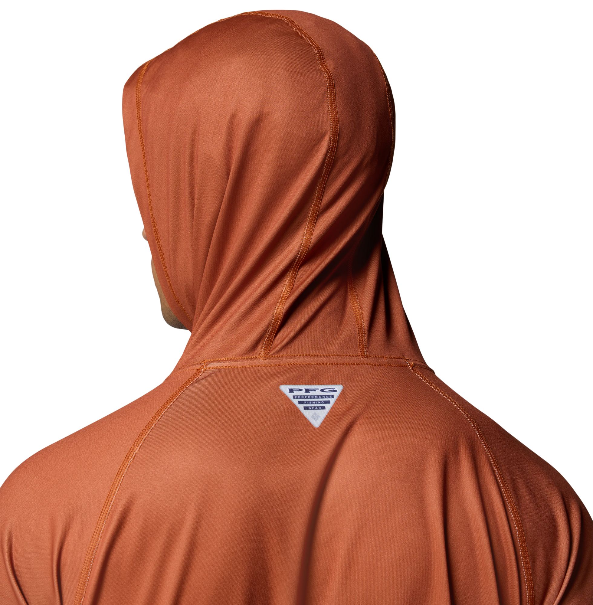 Columbia Men's Texas Longhorns Cedar Super Terminal Tackle Ombre Pullover Hoodie product image