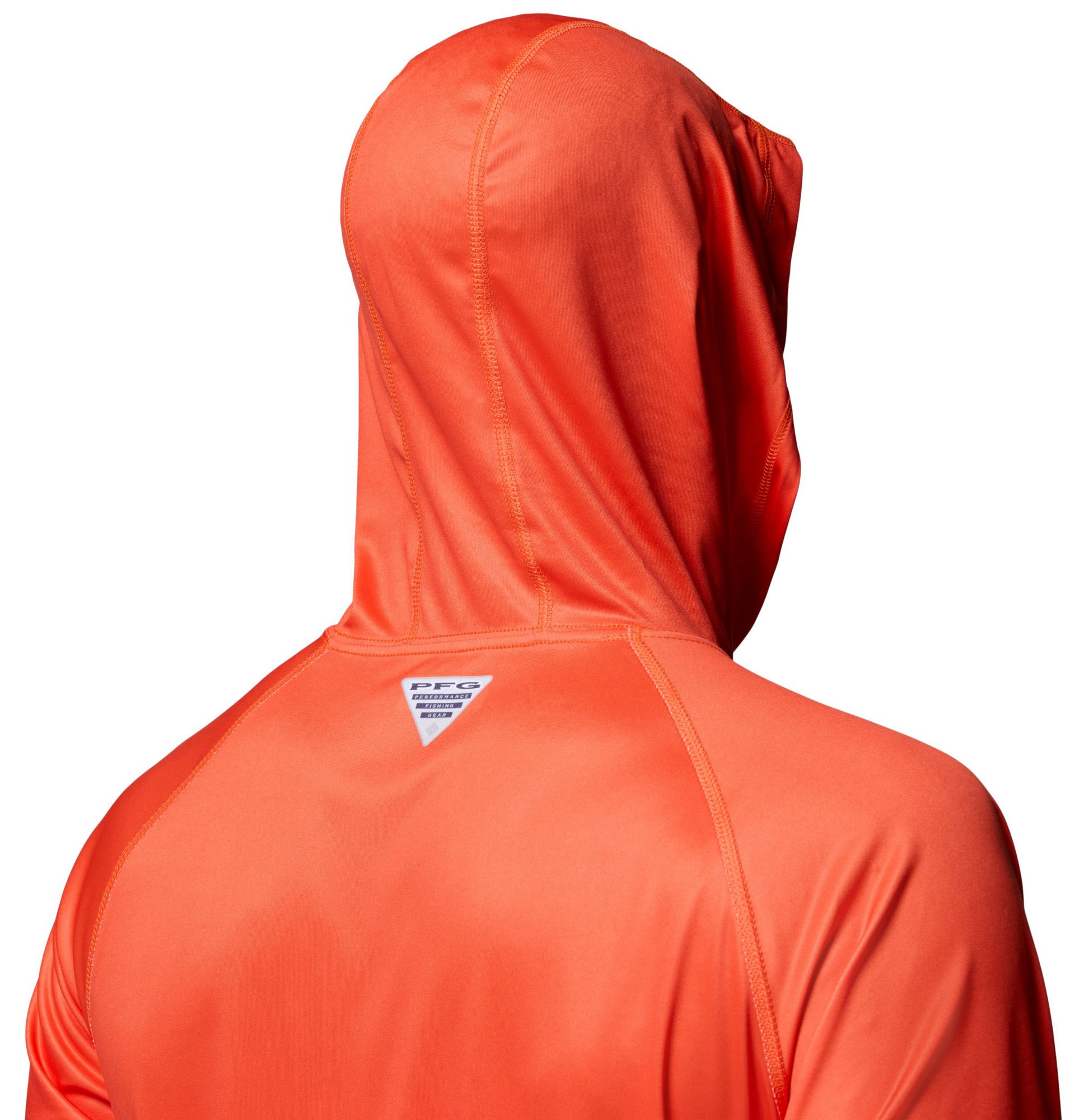 Columbia Men's Virginia Tech Hokies Tangy Orange Super Terminal Tackle Ombre Pullover Hoodie product image