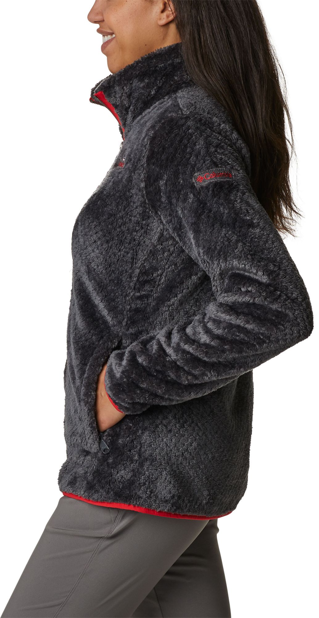 Columbia Women's Georgia Bulldogs Black Fire Side Sherpa Full-Zip Jacket product image