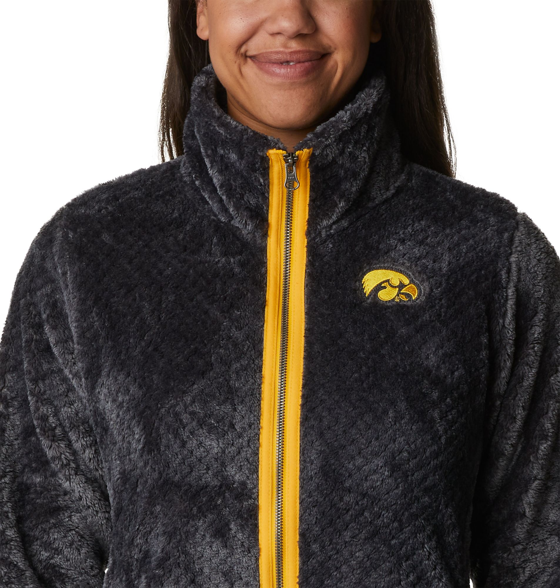 Columbia Women's Iowa Hawkeyes Black Fire Side Sherpa Full-Zip Jacket product image