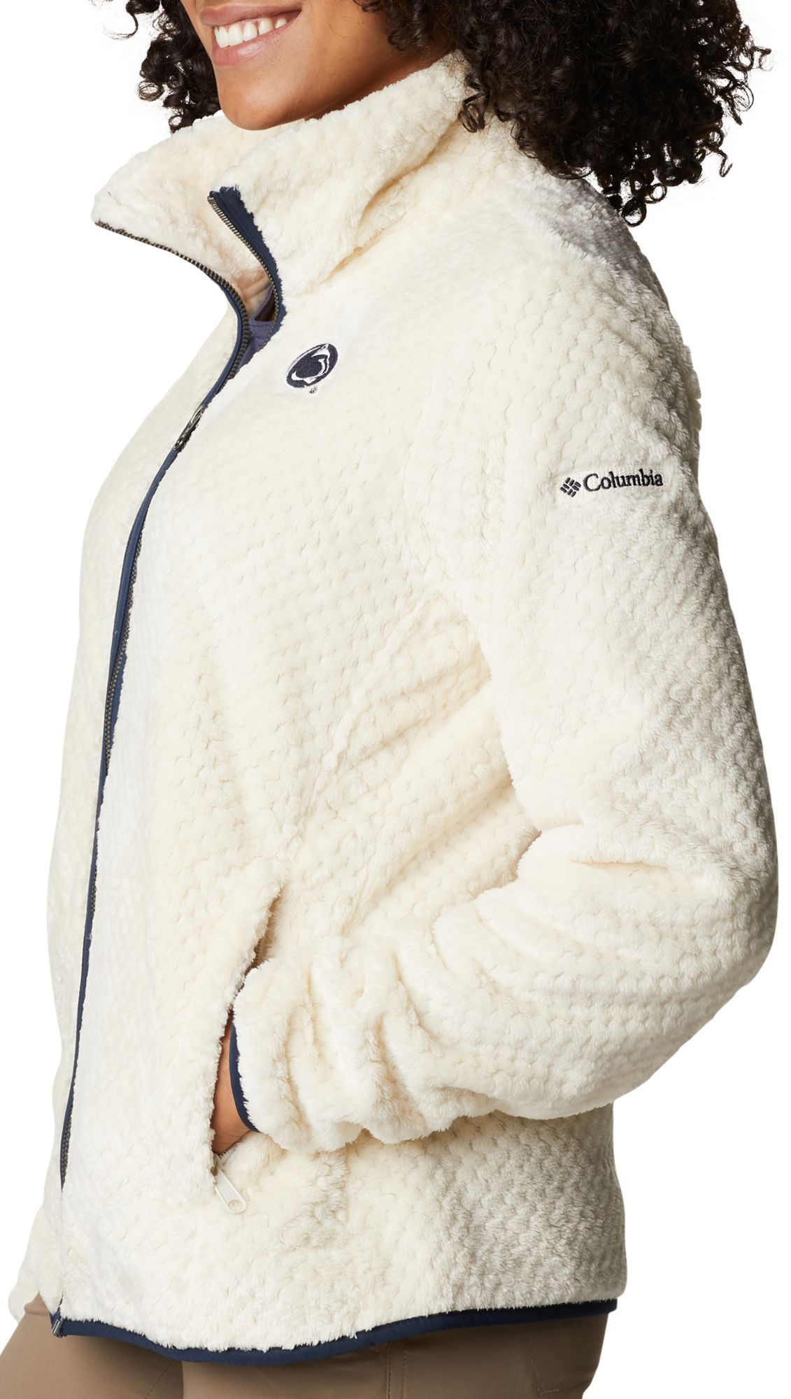 Columbia Women's Penn State Nittany Lions Chalk Fire Side Full-Zip Jacket product image