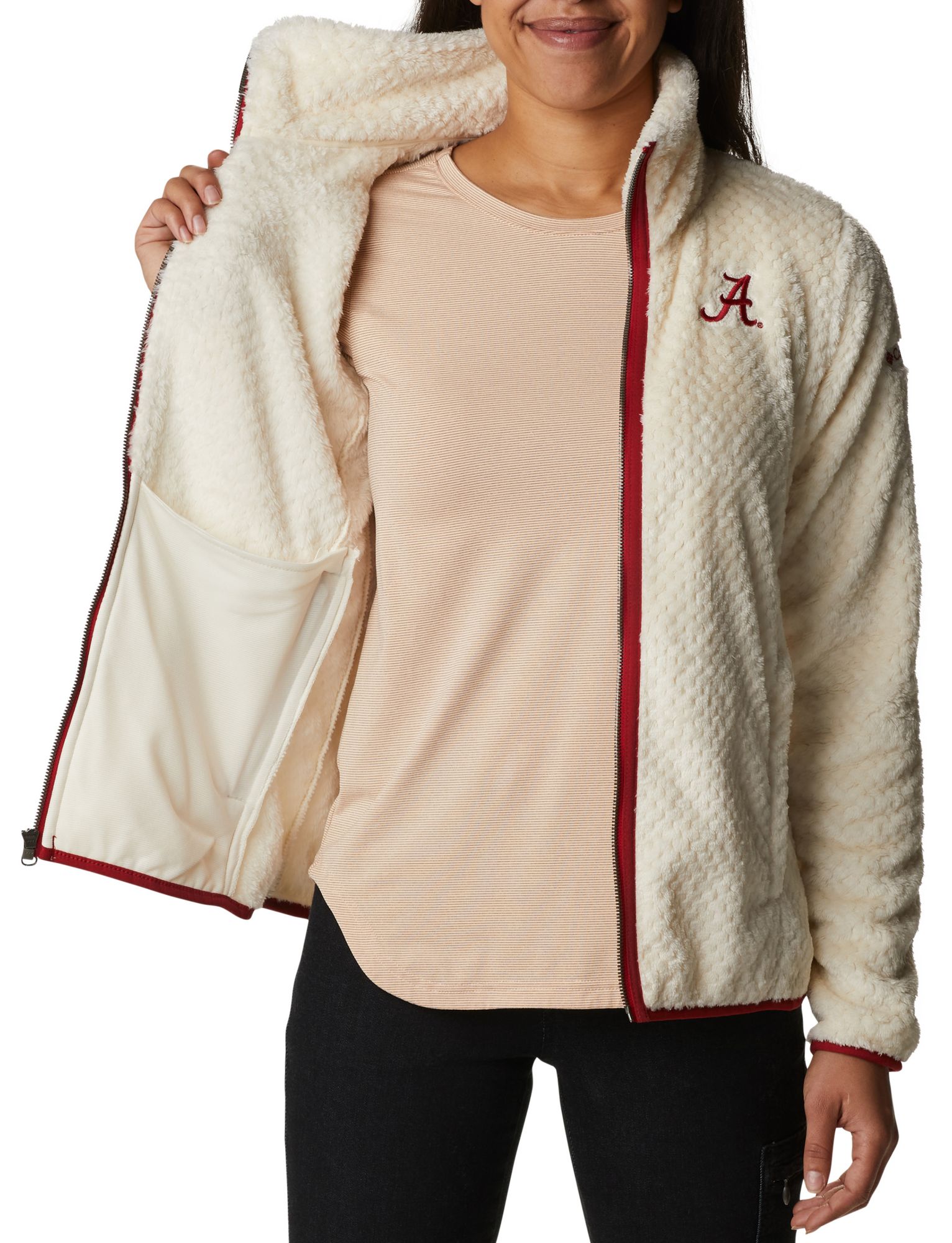 Columbia Women's Alabama Crimson Tide Chalk Fire Side Full-Zip Jacket product image