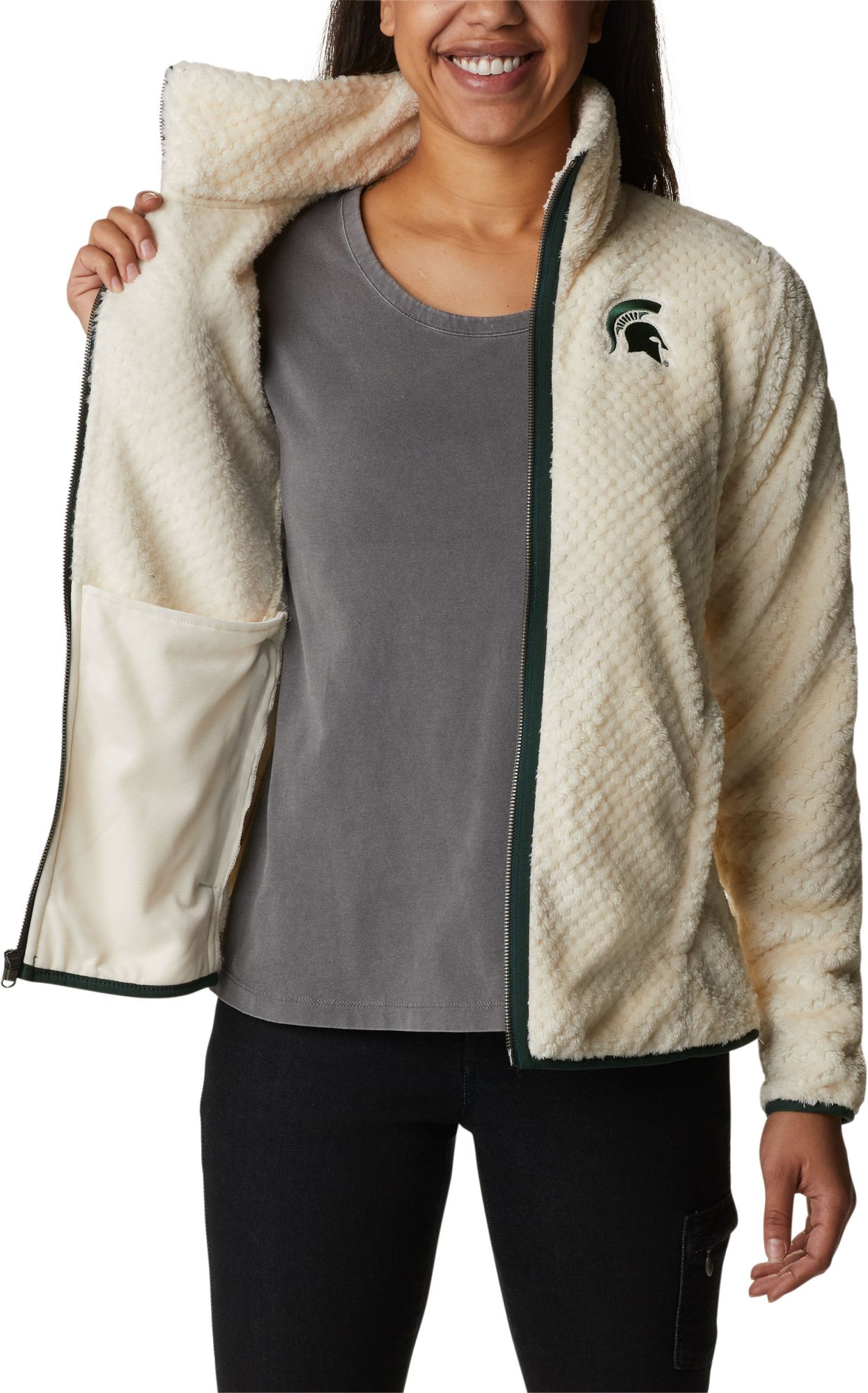 Columbia michigan cheap state jacket womens