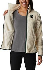Columbia Women's Michigan State Spartans White Fire Side Sherpa Full-Zip Jacket product image