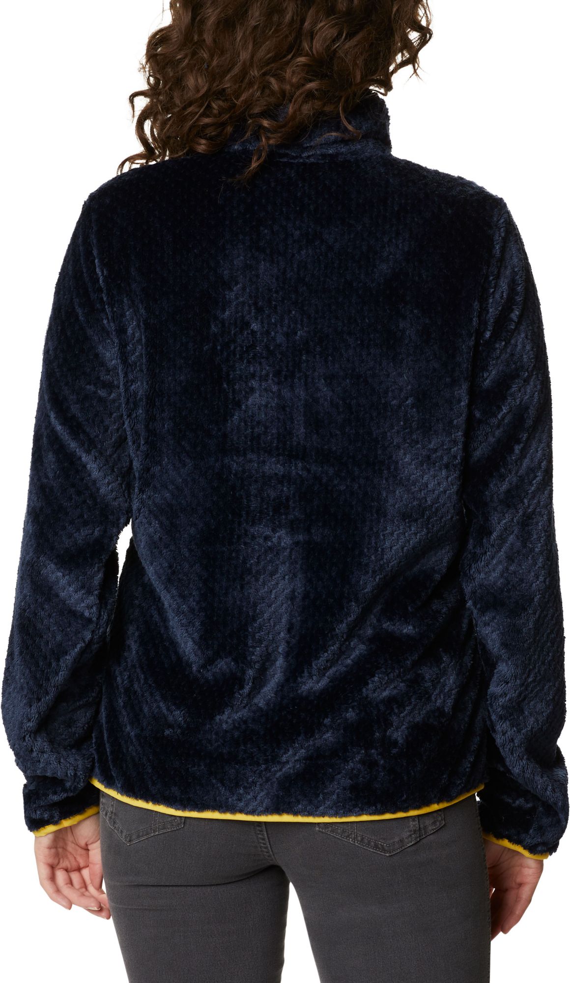 Columbia Women's Michigan Wolverines Blue Fire Side Sherpa Full-Zip Jacket product image