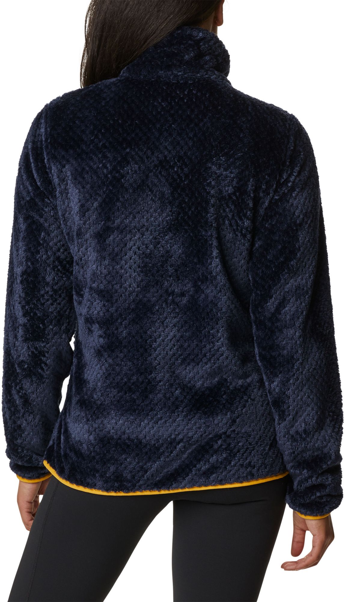 Columbia Women's West Virginia Mountaineers Blue Fire Side Sherpa Full-Zip Jacket product image