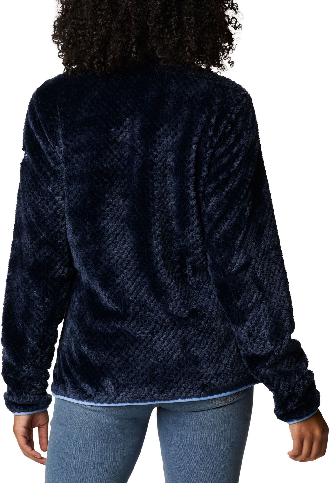 Columbia Women's North Carolina Tar Heels Navy Fire Side Sherpa Full-Zip Jacket product image