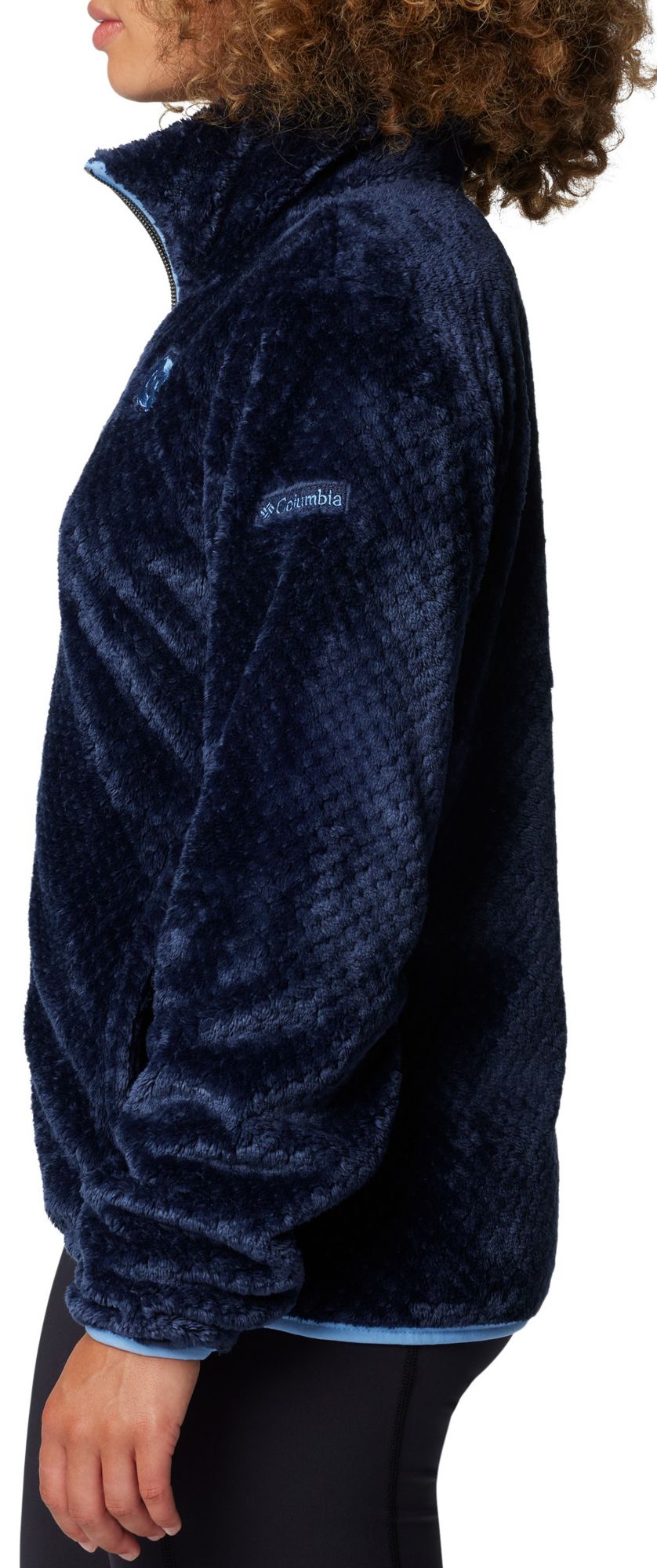 Columbia Women's North Carolina Tar Heels Collegiate Navy Fire Side Full-Zip Jacket product image