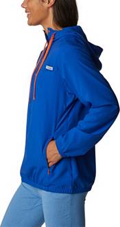 Columbia Women's Florida Gators Blue PFG Tamiami Quarter-Snap Long Sleeve Hooded Shirt product image